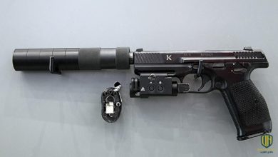 روسيا تعرض مسدس “ليبيديف” من إنتاج “كلاشنيكوف” في معرض “ايديكس 2021”