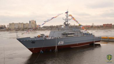 كاسحة ألغام روسية حديثة تستخدم روبوتا للبحث عن الألغام البحرية الخطيرة