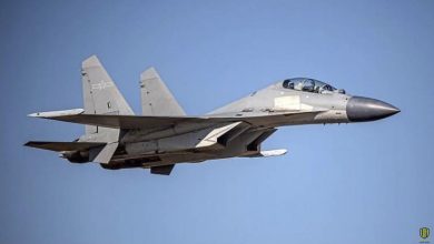 مقطع فيديو يرصد لحظة انطلاق إحدى المقاتلات الصينية للمشاركة في مهام عسكرية حول تايوان