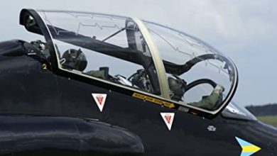 مقاتلة “هوك تي 1” تابعة للبحرية الملكية البريطانية تتحطم