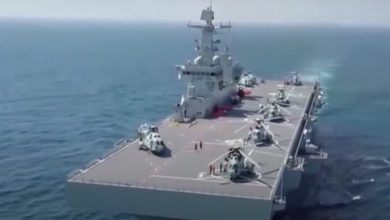 البحرية الصينية تبدأ بتشغيل حاملة مروحيات جديدة