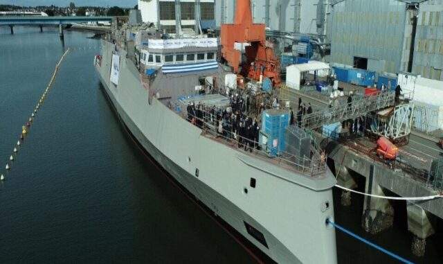 “نافال غروب” تُطلق أول فرقاطة FDI للبحرية اليونانية