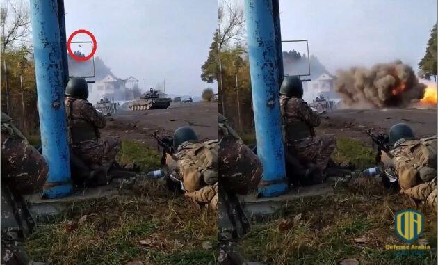 بالفيديو: صاروخ تركي يصيب دبابة T-72 في كاراباخ في معركة في شوشا