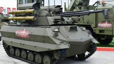 روبوتات هجومية روسية جديدة مسلحة بالذكاء الاصطناعي ومدفع آلي وصواريخ