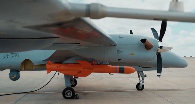 إطلاق صاروخ كروز تركي من طائرة مسيّرة للمرة الأولى (فيديو)