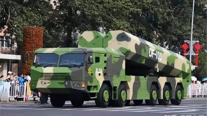 صواريخ DF-100 الصينية تُهدّد أمن تايوان
