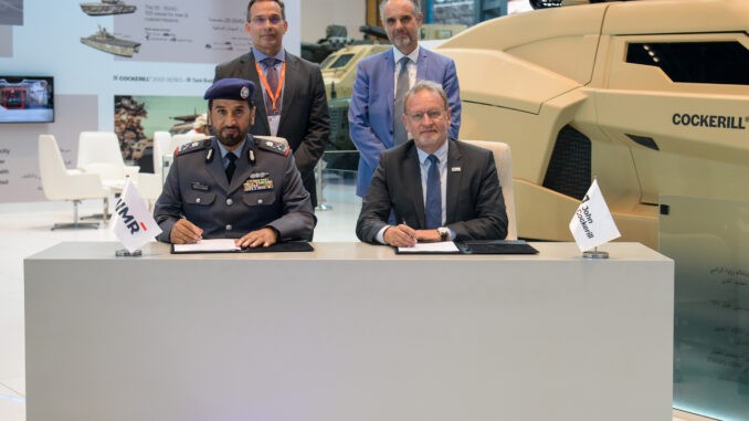 “ايدج” توقع اتفاقية تعاون استراتيجي مع “جون كوكريل للدفاع” خلال أيدكس 2023