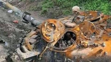 بالصور.. طائرة إيرانية تدمر دبابة تابعة للجبهة الشعبية لتحرير تيغراي