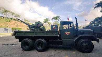 فنزويلا تسلح شاحنة أمريكية بمدفع سوفيتي (صور)