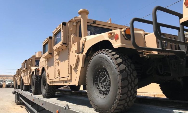 القوات المسلحة الأردنية تتسلم عربات هامفي (صور)
