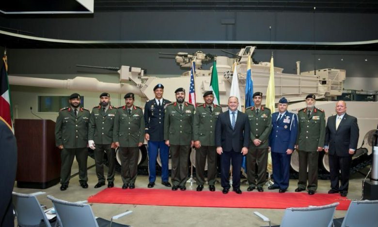 الجيش الكويتي يتدرب على دبابة  ‎ “M1A2K”‎