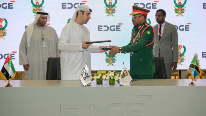 “ايدج” توقع اتفاقية تعاون مع قوة الدفاع الشعبية التنزانية
