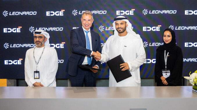 “ايدج” تتعاون مع “ليوناردو” بشأن تكامل الأنظمة في المجالات البحرية والمحمولة جواً