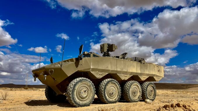 إسرائيل تمنح “أوشكوش ديفنس” عقداً لإنتاج مدرعات “إيتان” بقيمة 100 مليون دولار