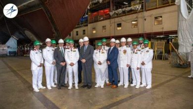 القوات البحرية السعودية تُرسي العارضة الرئيسية لـ”سفينة جلالة الملك عبدالله” بالتعاون مع “لوكهيد مارتن”