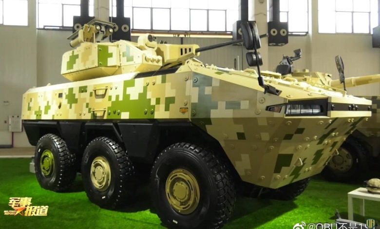 الصين تكشف عن مدرعة مدولبة مزودة بمدفع عيار 30 ملم (صور)