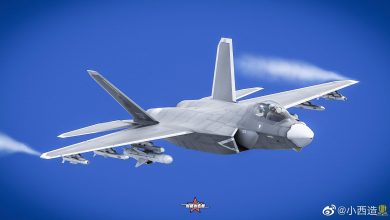 الصين تعرض مقاتلة شبح بحرية جديدة تصميمها شبيه بمقاتلات الجيل الخامس الأمريكية “إف-22″ و”إف-35” (صور)