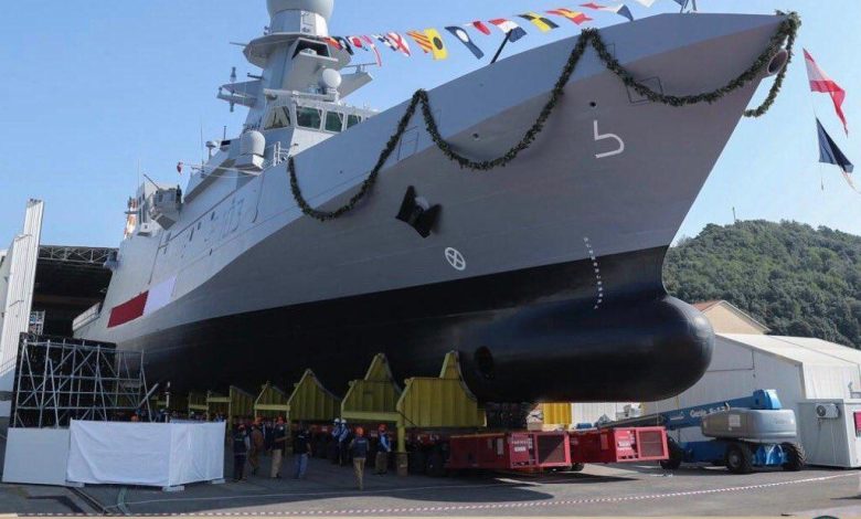 قطر تضم سفينة “الخور” لأسطولها العسكري