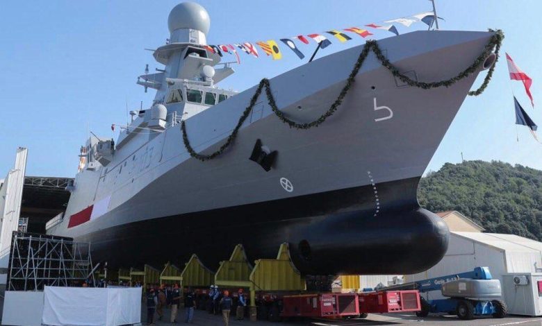 قطر تضم سفينة “الخور” لأسطولها العسكري