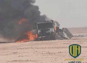 الجيش المغربي يدمر شاحنتين تابعتين لجبهة البوليساريو حاولت الدخول للمنطقة العازلة
