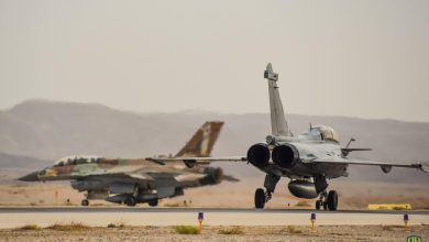 تمرين”العلم الأزرق” الجوي ينطلق في إسرائيل الأحد بمشاركة سبع دول