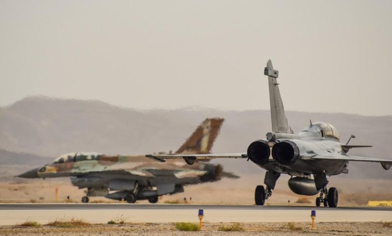 تمرين”العلم الأزرق” الجوي ينطلق في إسرائيل الأحد بمشاركة سبع دول