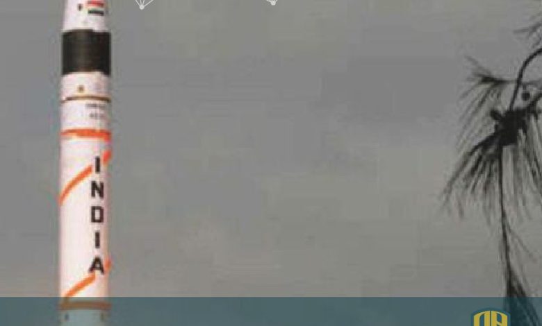 الهند تختبر صاروخاً قادراً على حمل أسلحة نووية وسط توترات مع الصين