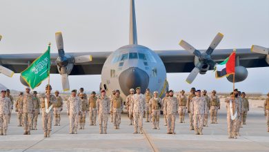 بالصور.. وصول القوات البرية السعودية إلى الإمارات للمشاركة في تمرين “المصير واحد/1”