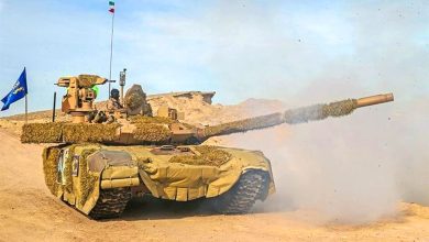 رصد دبابة إيرانية جديدة خلال مناورة عسكرية ضخمة (فيديو)