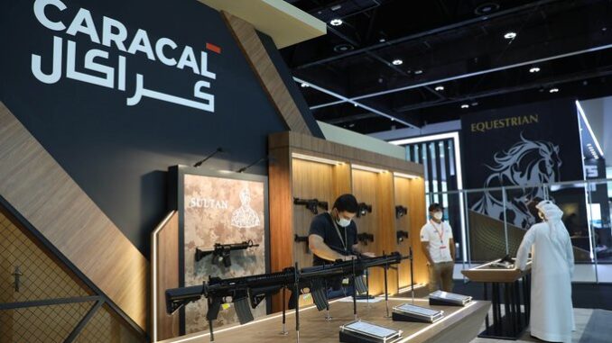 “كاراكال” تعرض أسلحة نارية وبنادق صيد عالمية الطراز في معرض أبوظبي للصيد