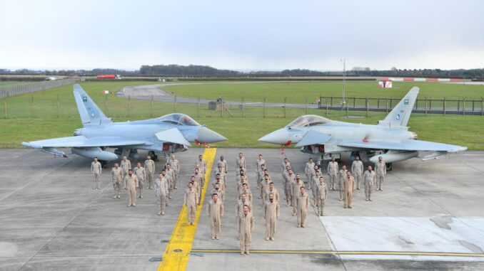 القوات الجوية السعودية تواصل مشاركتها في تمرين “محارب الكوبرا 2023” في المملكة المتحدة (صور)