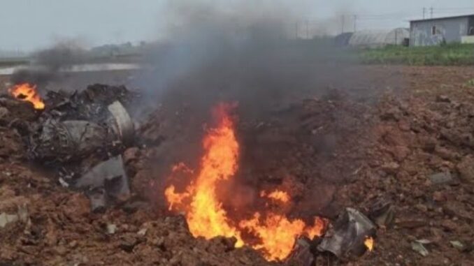 تحطم طائرة “إف – 16” أمريكية في كوريا الجنوبية