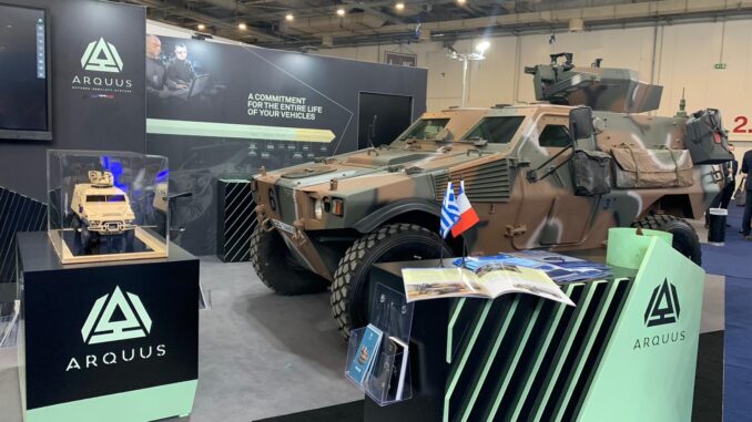 “أركوس” تعرض مدرعة “VBL ألتيما” في معرض DEFEA 2023