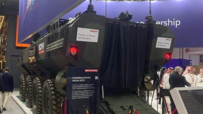 المركبة القتالية البرمائية ACV.. سلاح شركة “بي أيه إي سيستمز” لتعزيز القدرات الدفاعية في الشرق الأوسط
