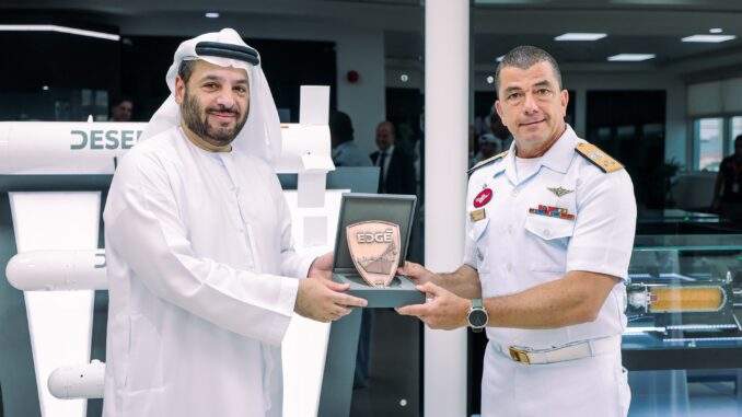 “ايدج” تستقبل وفداً رفيعاً من قوات “المارينز” البرازيلية