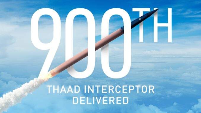 “لوكهيد مارتن” تُعزز قدرات الدفاع الصاروخي بتسليم 900 وحدة من نظام “ثاد”