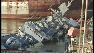 البحرية الأوكرانية تغرّق فرقاطتها الوحيدة