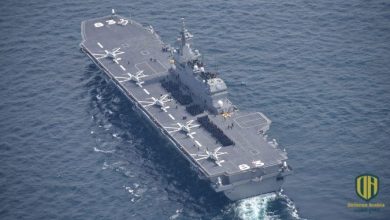 اليابان تختبر حاملات مروحياتها مع مقاتلات “إف-35”