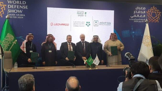 المملكة العربية السعودية و”ليوناردو” تتعاونان في مجال الطيران والدفاع