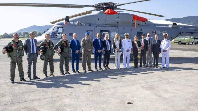 البحرية الإيطالية تتسلّم مروحيات NH90 وتفتتح مركز محاكاة مخصصاً لأطقمها