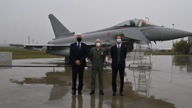 سلاح الجو الإيطالي يتسلم طائرة يوروفايتر تايفون