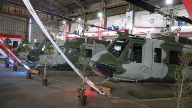 الجيش اللبناني يتسلم 3 طوافات عسكرية مقدمة من الولايات المتحدة