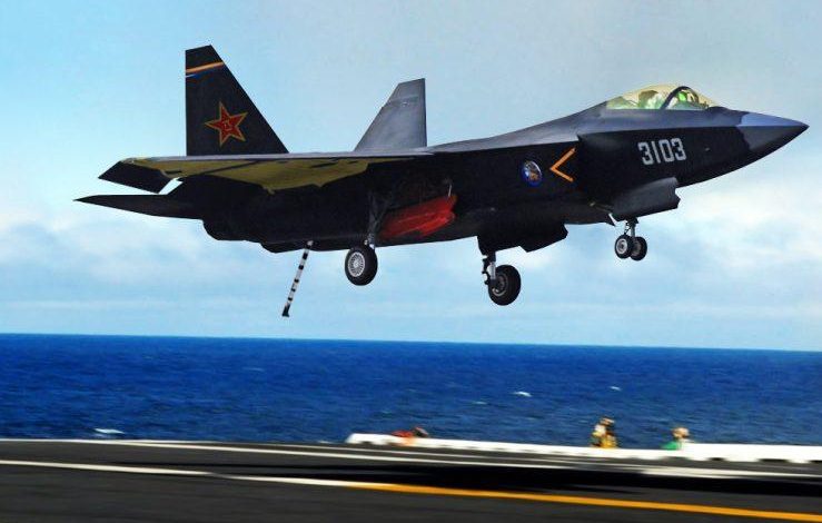 الصين تختبر مقاتلات “جيه-35” (صور)