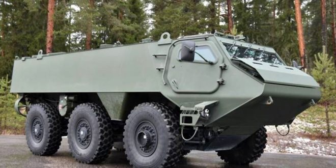 “باتريا” تسلّم أول مركبة مدرعة 6 × 6 إلى لاتفيا