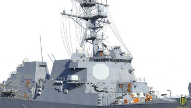 البحرية الأمريكية تتسلم مدمرة صاروخية رهبية