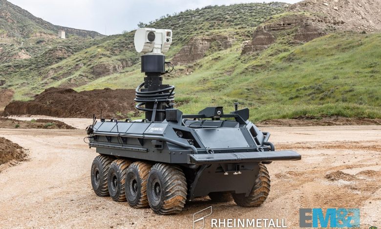 “رينميتال” و”إسكريبانو” تعرضان مركبتين جديدتين من طراز  “Mission Master SP A-UGV”