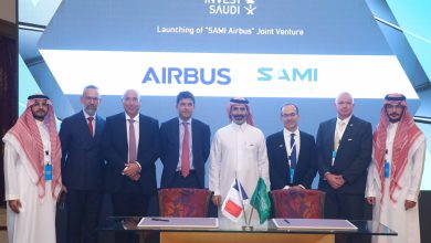 شركة SAMI توقّع اتفاقية مشروع مشترك مع إيرباص لإنشاء كيان سعودي رائد في الصيانة والإصلاح والعَمرة وخدمات الطيران العسكري