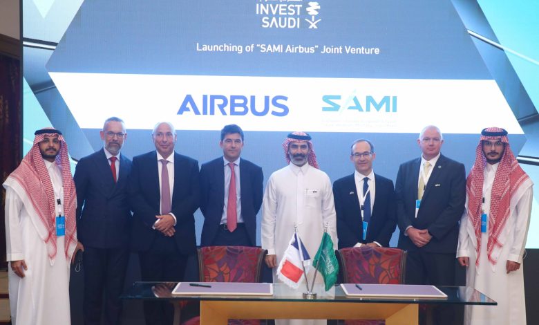 شركة SAMI توقّع اتفاقية مشروع مشترك مع إيرباص لإنشاء كيان سعودي رائد في الصيانة والإصلاح والعَمرة وخدمات الطيران العسكري