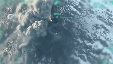 تركيا تنشر فيديو لضربة جوية في العراق