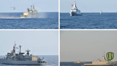 تدريب بحري مصري يوناني في بحر إيجه